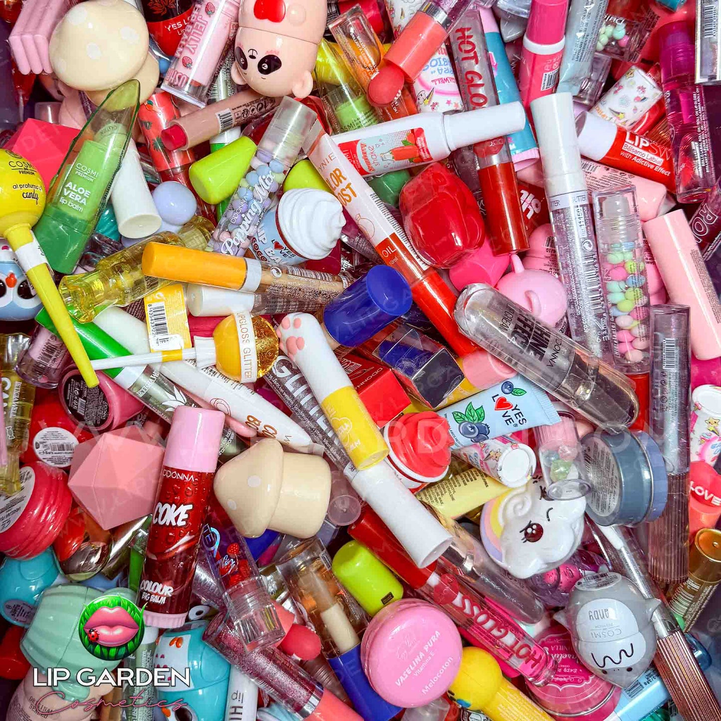 PACK LABIALES SORPRESA | 10 UNIDADES | LIP GARDEN
