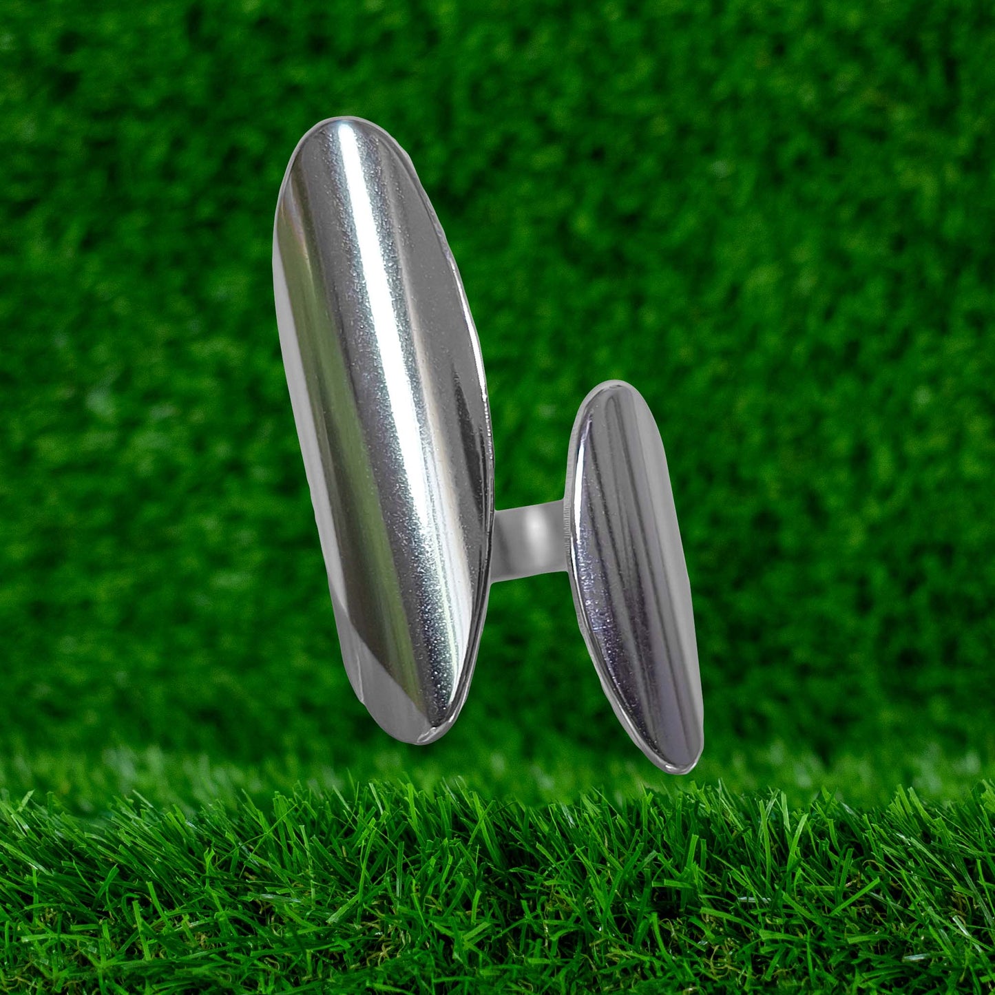 ANILLO XL DUAL PLATEADO