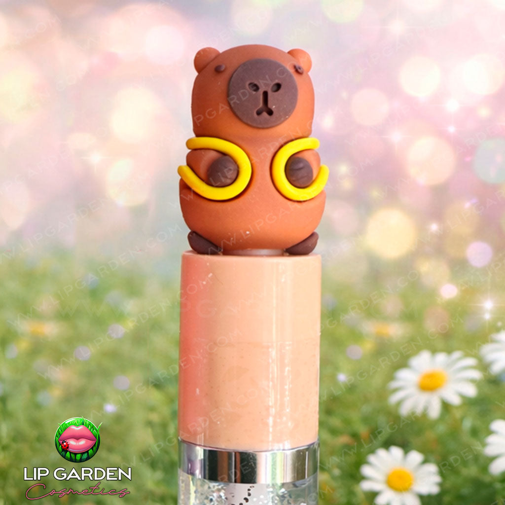 GLOSS CAPYBARA CON GLITTER ULTRA BRILLANTE