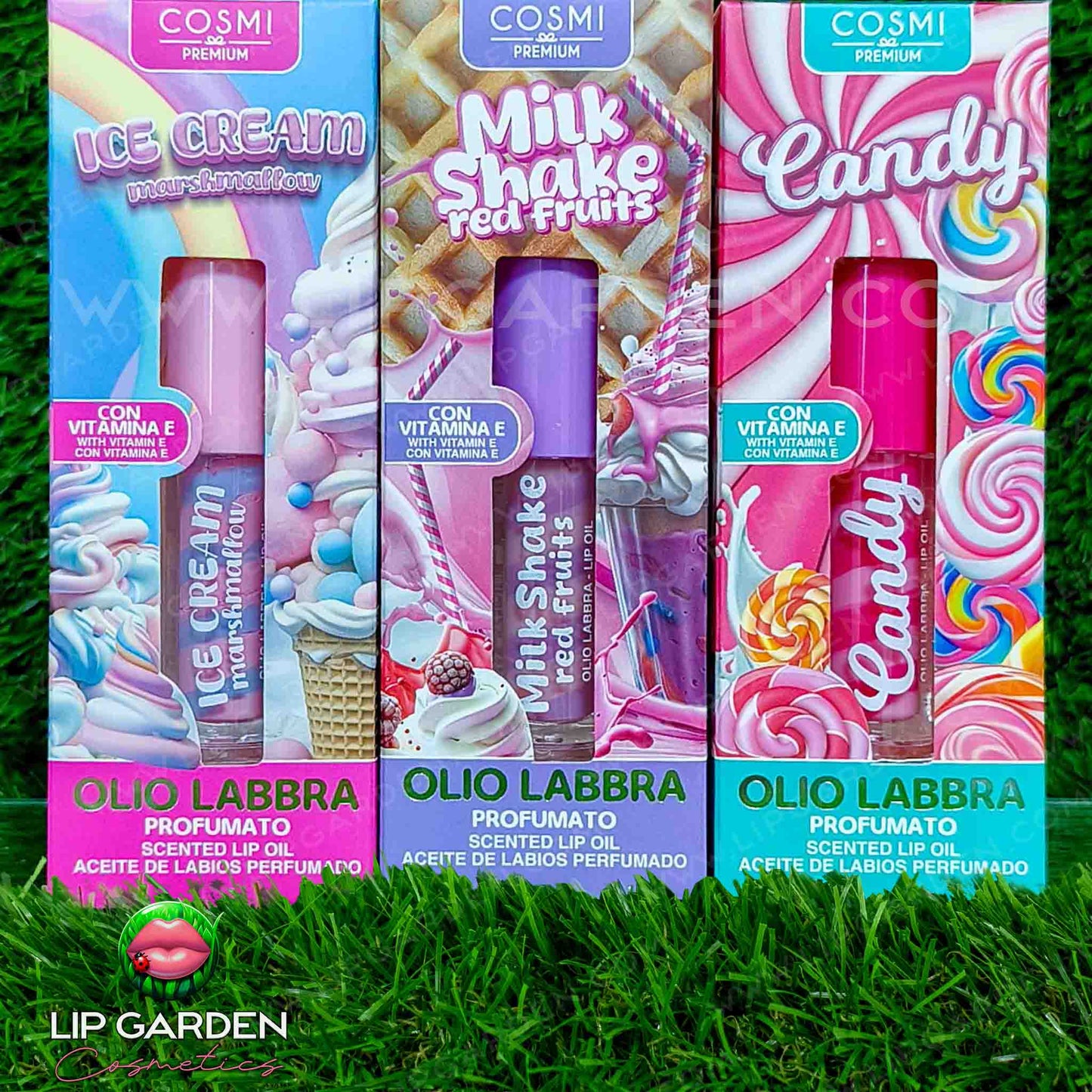 LIP OIL COSMI · ACEITE DE LABIOS CON VITAMINA E