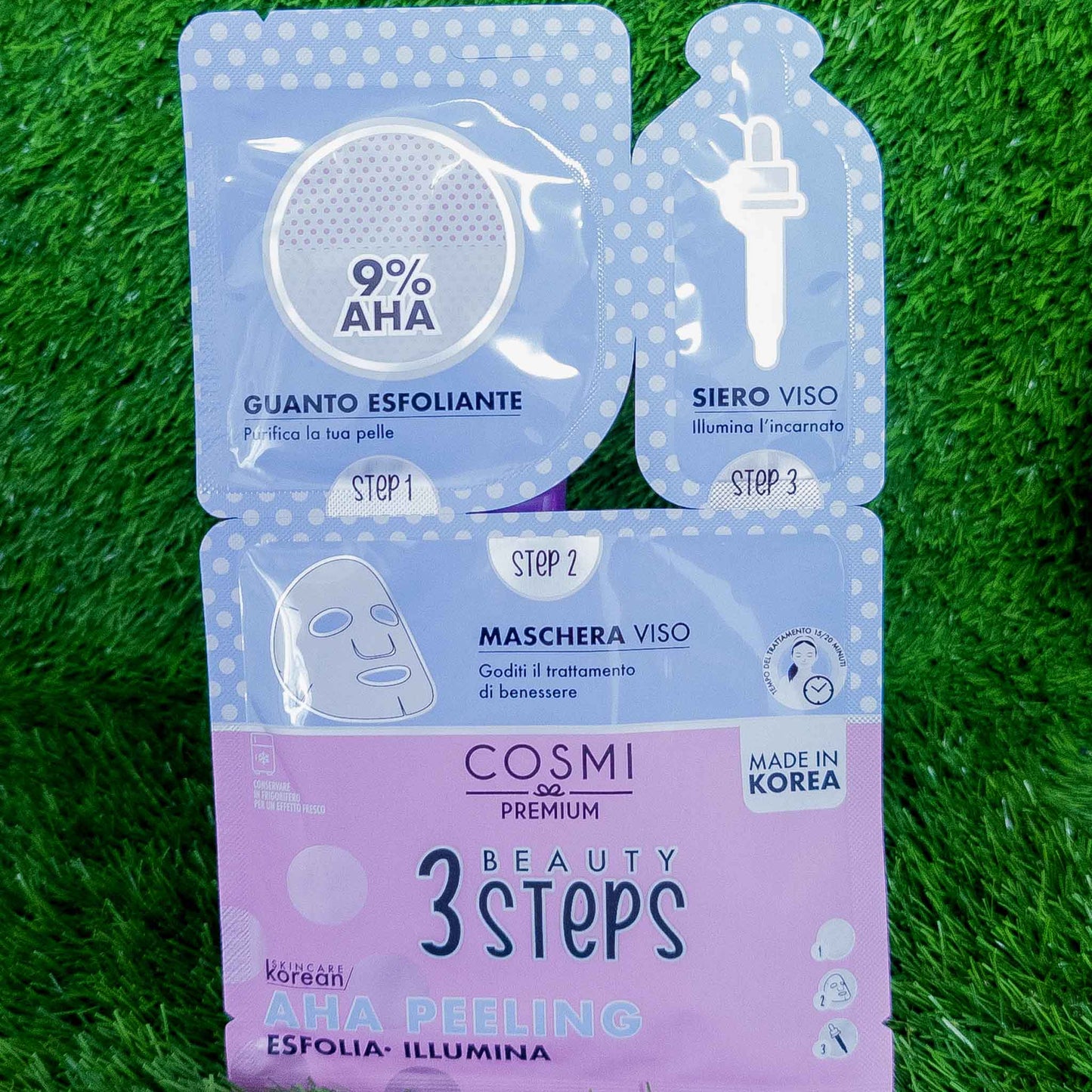 MASCARILLA FACIAL 3 PASOS PEELING