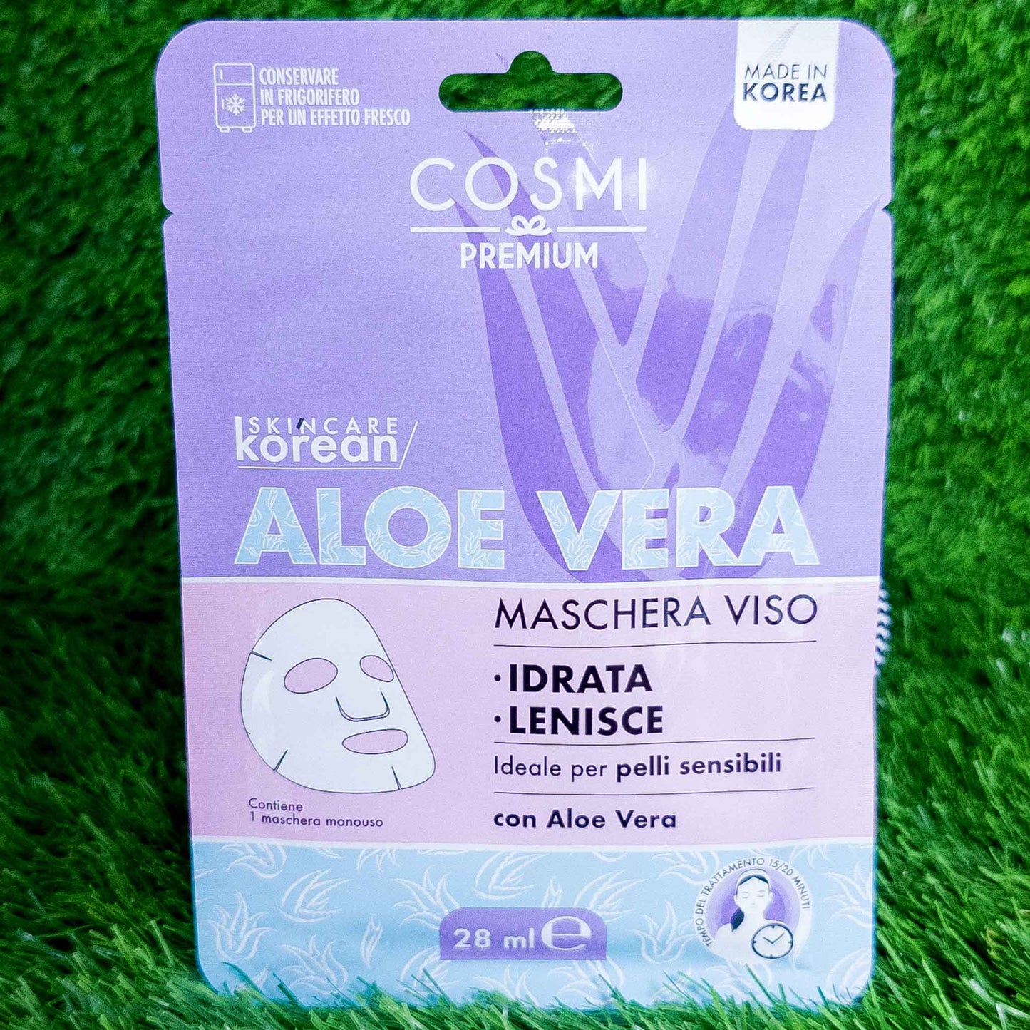 MASCARILLA FACIAL KOREANA ALOE