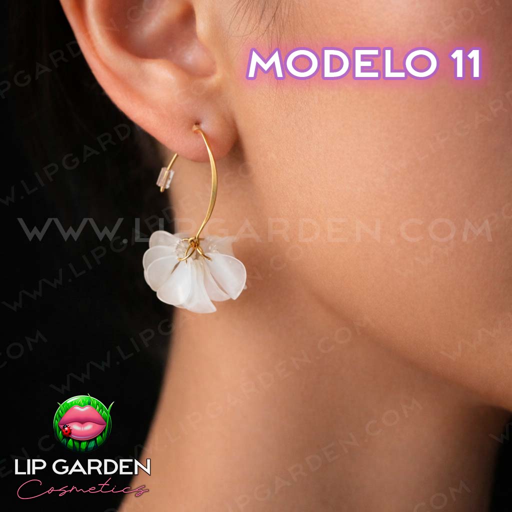 MAXI PENDIENTES DE ACERO INOXIDABLE | LIP GARDEN