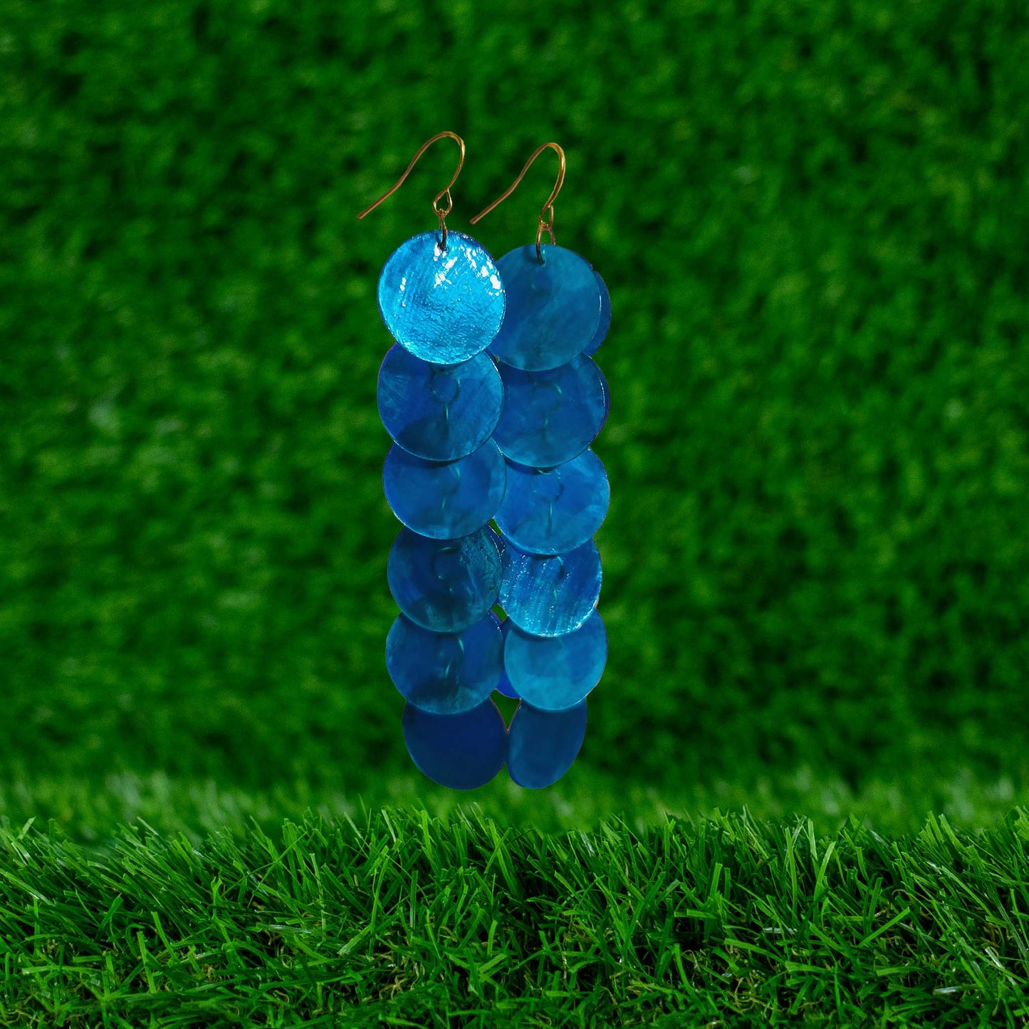 PENDIENTES BLUE CASCADE