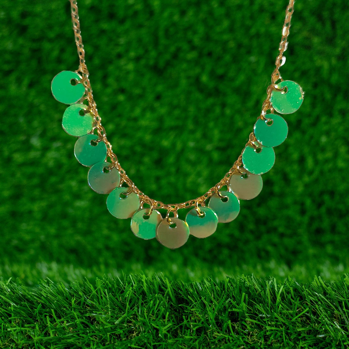 PULSERA HOLOGRAPHIC GLOW GREEN