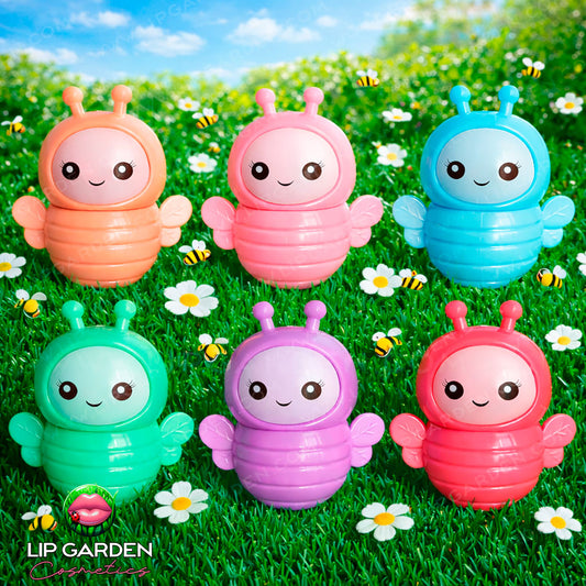 BEE ABEJITAS – BÁLSAMO LABIAL BOLITA CON AROMA A CHUCHES