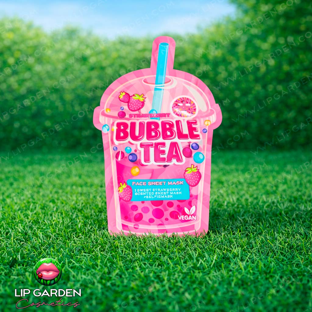 MASCARILLA FACIAL STRAWBERRY BUBBLE TEA 🍓🧋