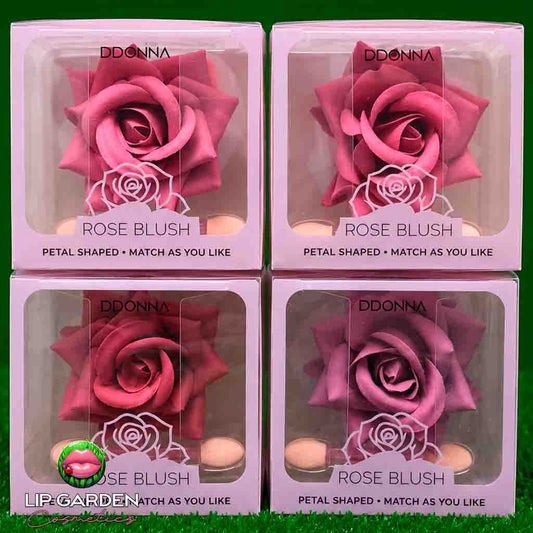 COLORETE ROSE BLUSH - PARA LABIOS Y MEJILLAS CON FORMA DE FLOR