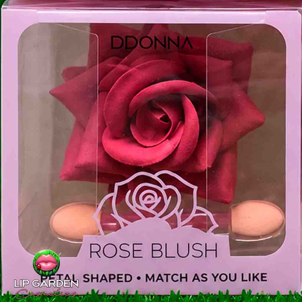 COLORETE ROSE BLUSH - PARA LABIOS Y MEJILLAS CON FORMA DE FLOR