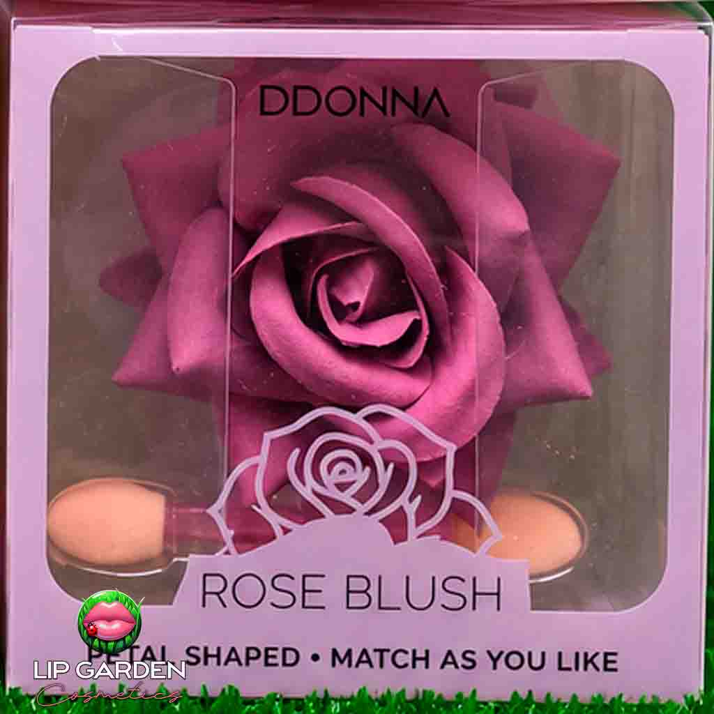 COLORETE ROSE BLUSH - PARA LABIOS Y MEJILLAS CON FORMA DE FLOR