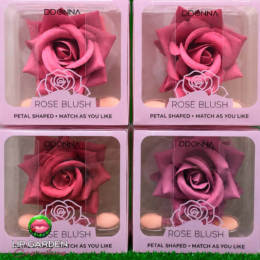 COLORETE ROSE BLUSH - PARA LABIOS Y MEJILLAS CON FORMA DE FLOR