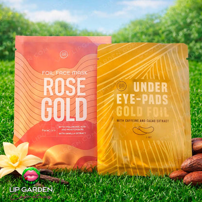 COMBO ROSE GOLD: MASCARILLA + PARCHES DE OJERAS ✨