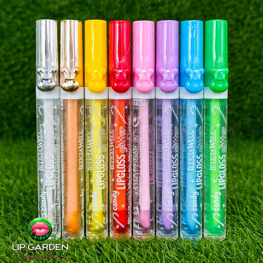 CANDY LIPGLOSS GLITTER CONEJITO - BRILLO Y GLITTER