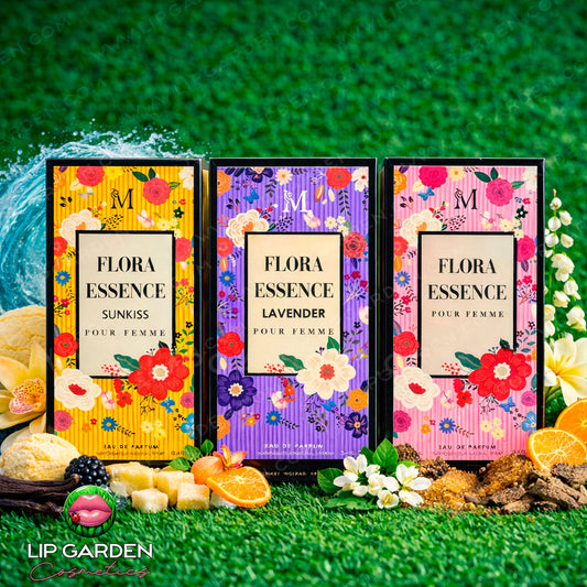 FLORA ESSENCE PERFUMES 100 ML TRES AROMAS