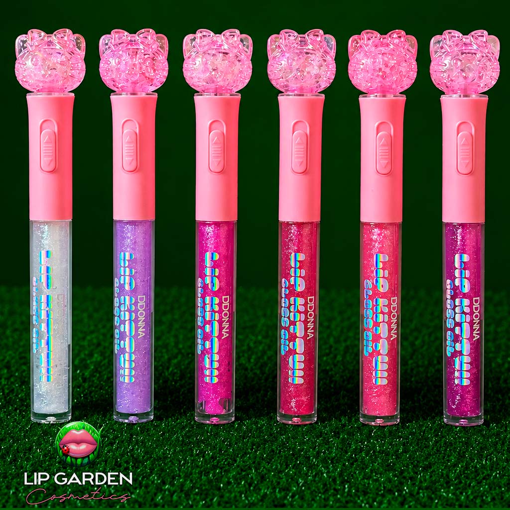 LIP KITTY GLITTER GLOSS OIL - GLITTER - CON LUZ!