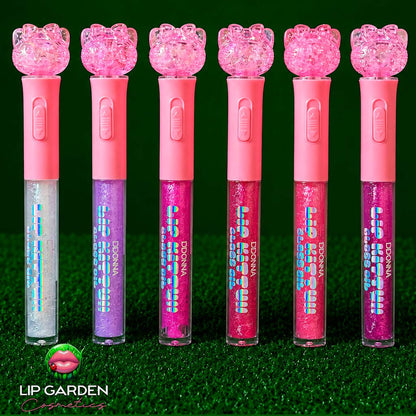 LIP KITTY GLITTER GLOSS OIL - GLITTER - CON LUZ!
