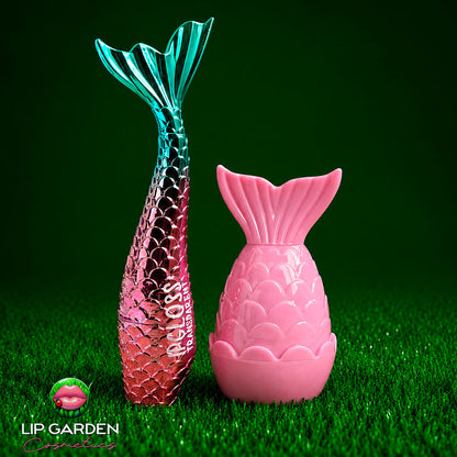 LIP COMBO MERMAID -  GLOSS Y BÁLSAMO CON FORMA DE SIRENA - LIP GARDEN