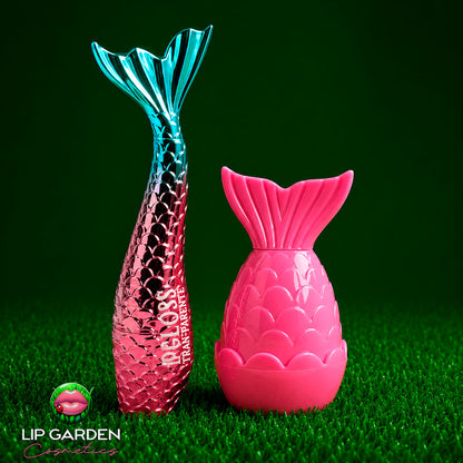 LIP COMBO MERMAID -  GLOSS Y BÁLSAMO CON FORMA DE SIRENA - LIP GARDEN