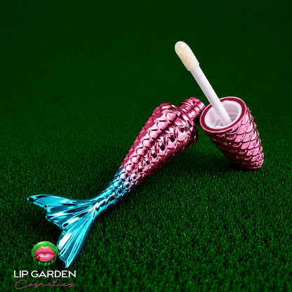LIP COMBO MERMAID -  GLOSS Y BÁLSAMO CON FORMA DE SIRENA - LIP GARDEN