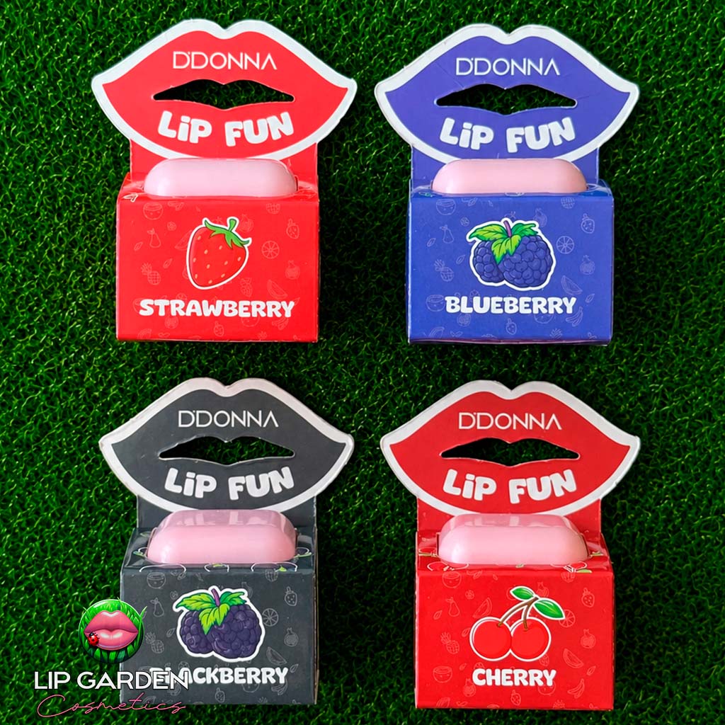 LIP FUN - BÁLSAMO LABIAL BOLITA - CON ESPEJO