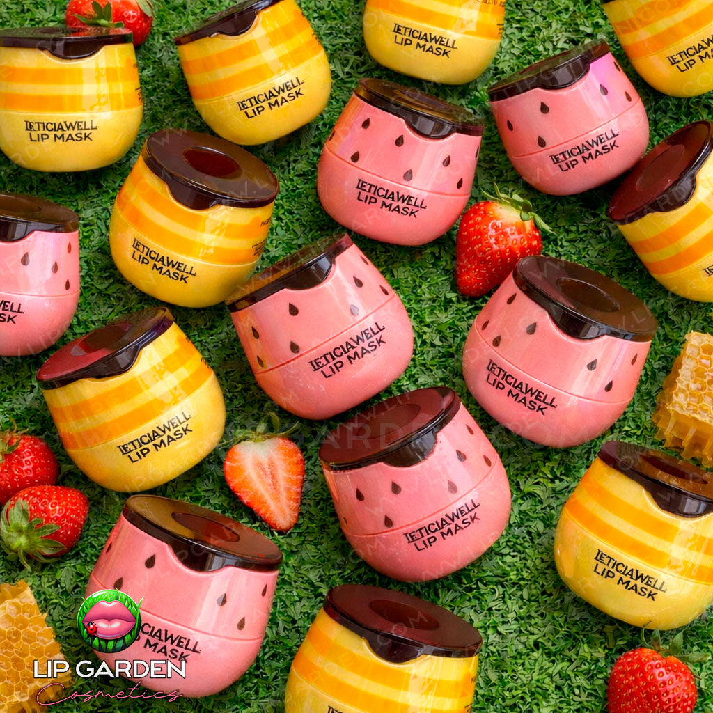 LIP MASK CON APLICADOR AROMA MIEL O FRESA