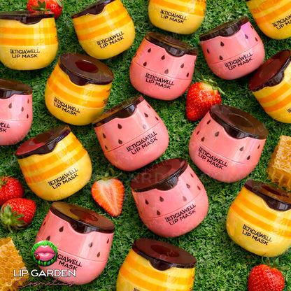 LIP MASK CON APLICADOR AROMA MIEL O FRESA