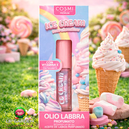 LIP OIL BICOLOR CON VITAMINA E | MARSHMALLOW, CANDY Y MILKSHAKE
