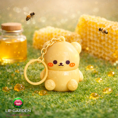 OSITO KAWAII LLAVERO BÁLSAMO MIEL HUELLITA