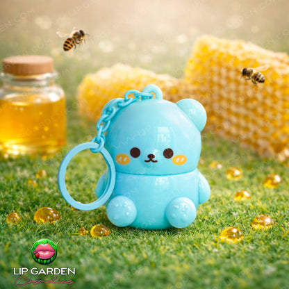 OSITO KAWAII LLAVERO BÁLSAMO MIEL HUELLITA