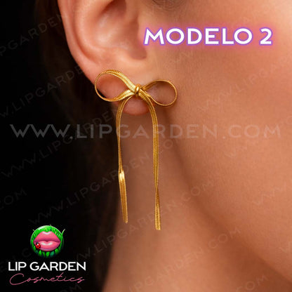 MAXI PENDIENTES DE ACERO INOXIDABLE | LIP GARDEN