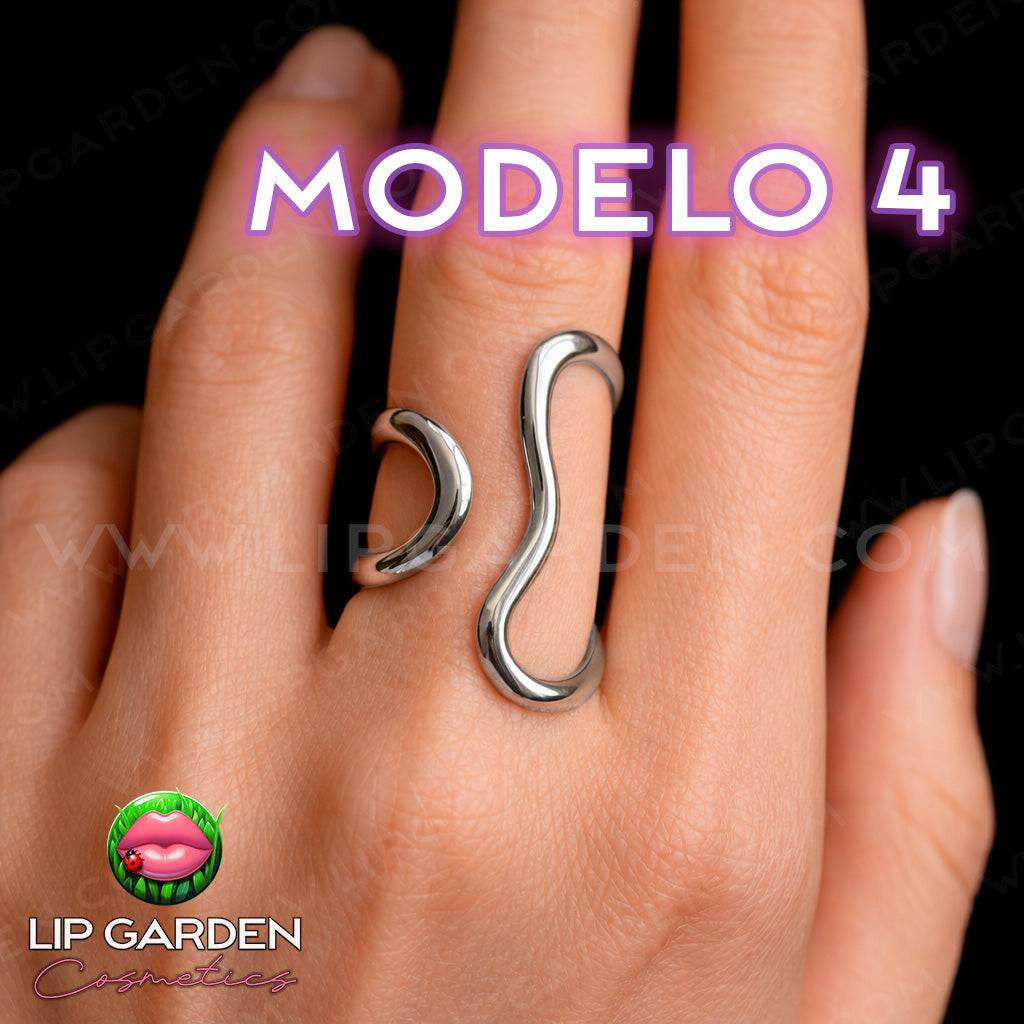 ANILLOS AJUSTABLES ACERO INOXIDABLE | LIP GARDEN