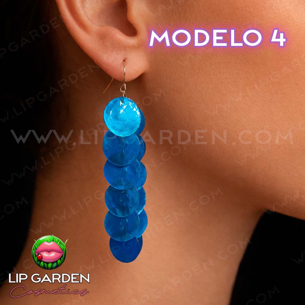 MAXI PENDIENTES DE ACERO INOXIDABLE | LIP GARDEN