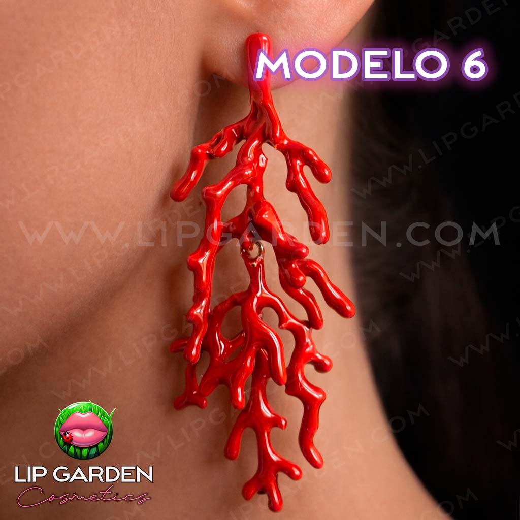 MAXI PENDIENTES DE ACERO INOXIDABLE | LIP GARDEN