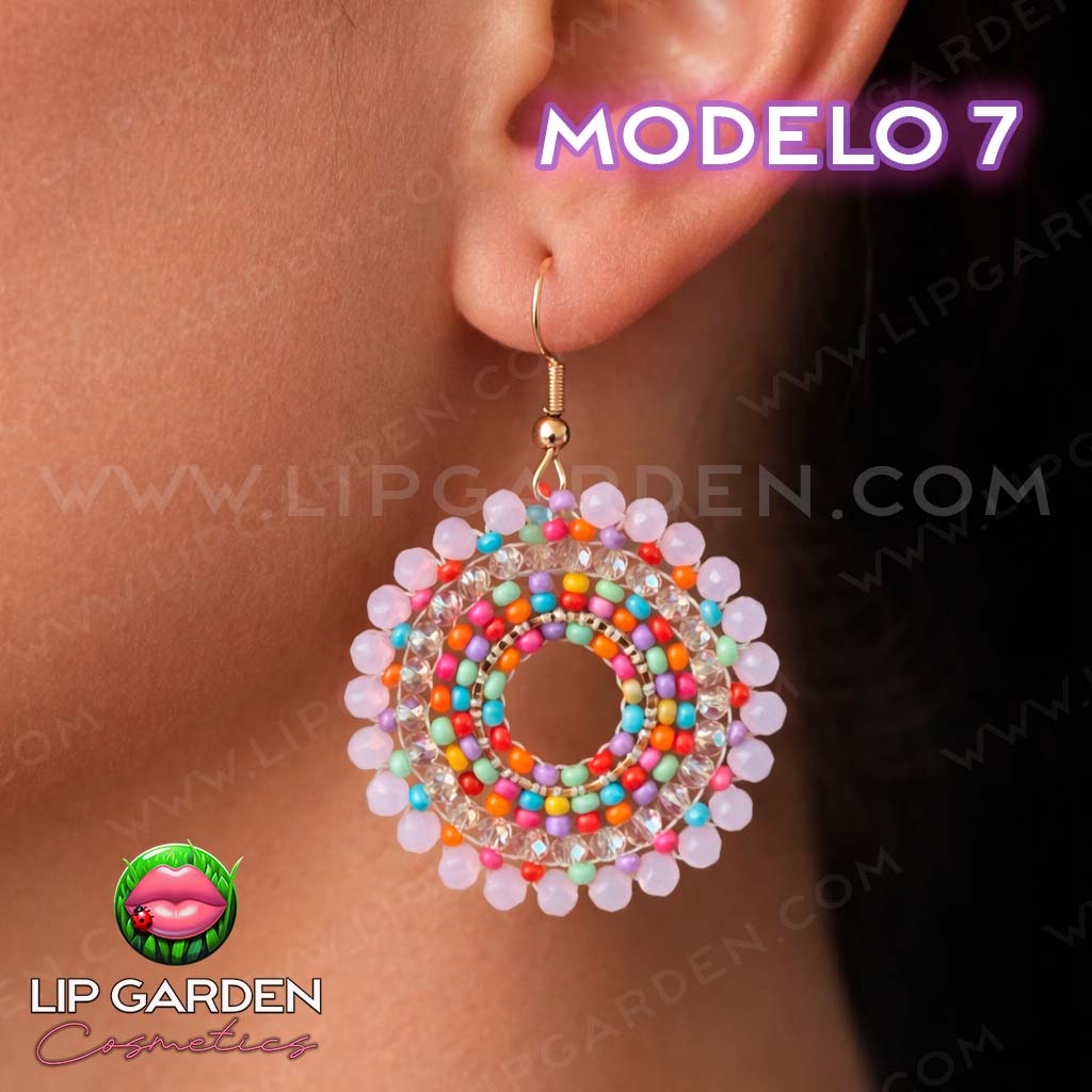MAXI PENDIENTES DE ACERO INOXIDABLE | LIP GARDEN