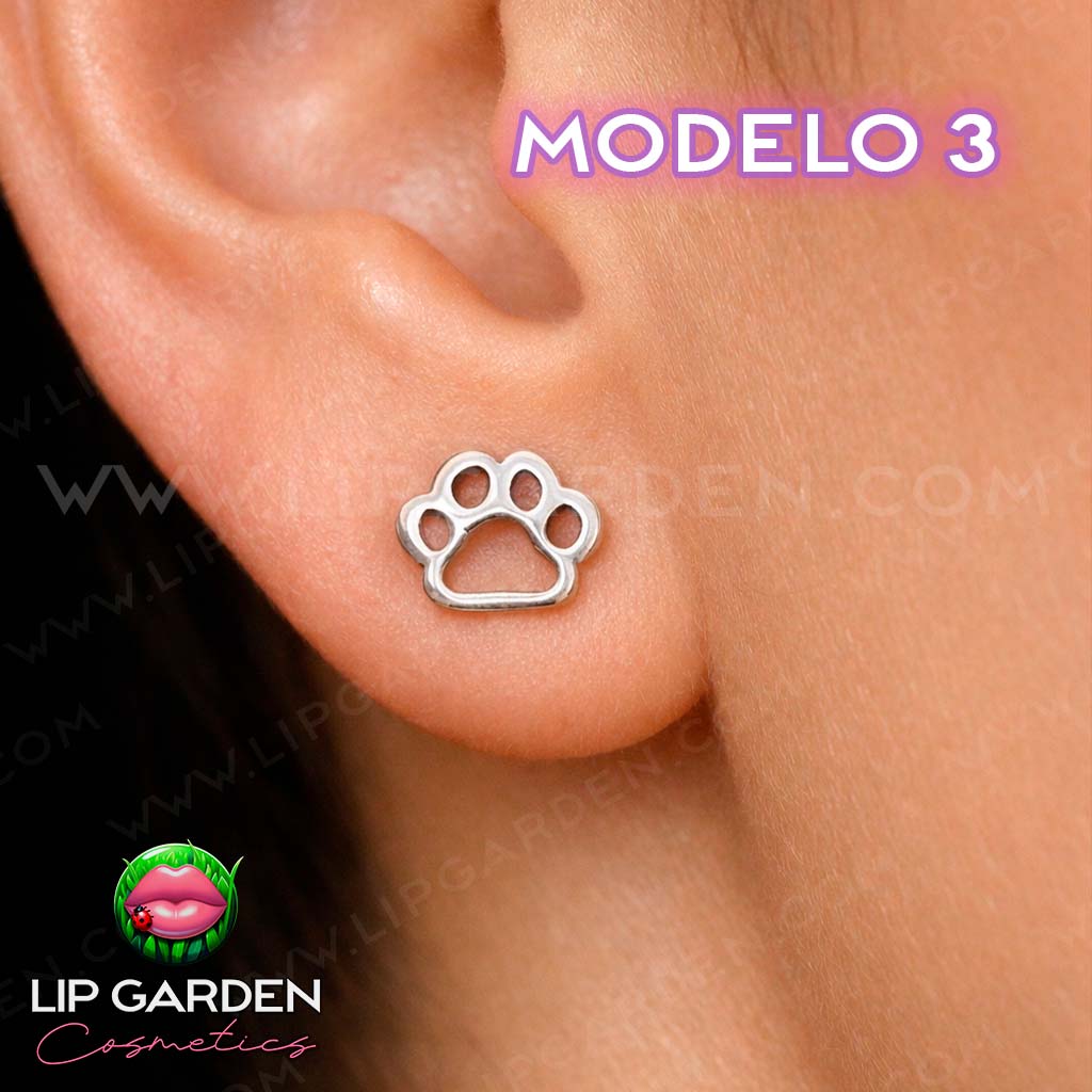 PENDIENTES PEQUEÑOS DE ACERO INOXIDABLE | MODELO 3