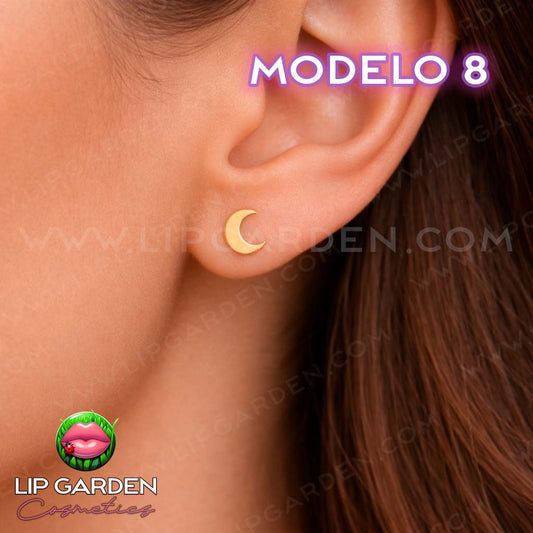 PENDIENTES PEQUEÑOS DE ACERO INOXIDABLE | MODELO 8