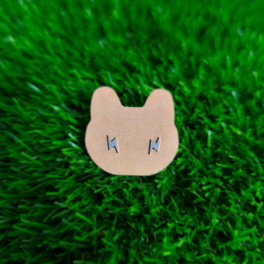 PENDIENTES RAYO PLATEADOS
