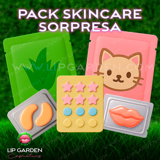 PACK SKINCARE SORPRESA | 5 UNIDADES | LIP GARDEN