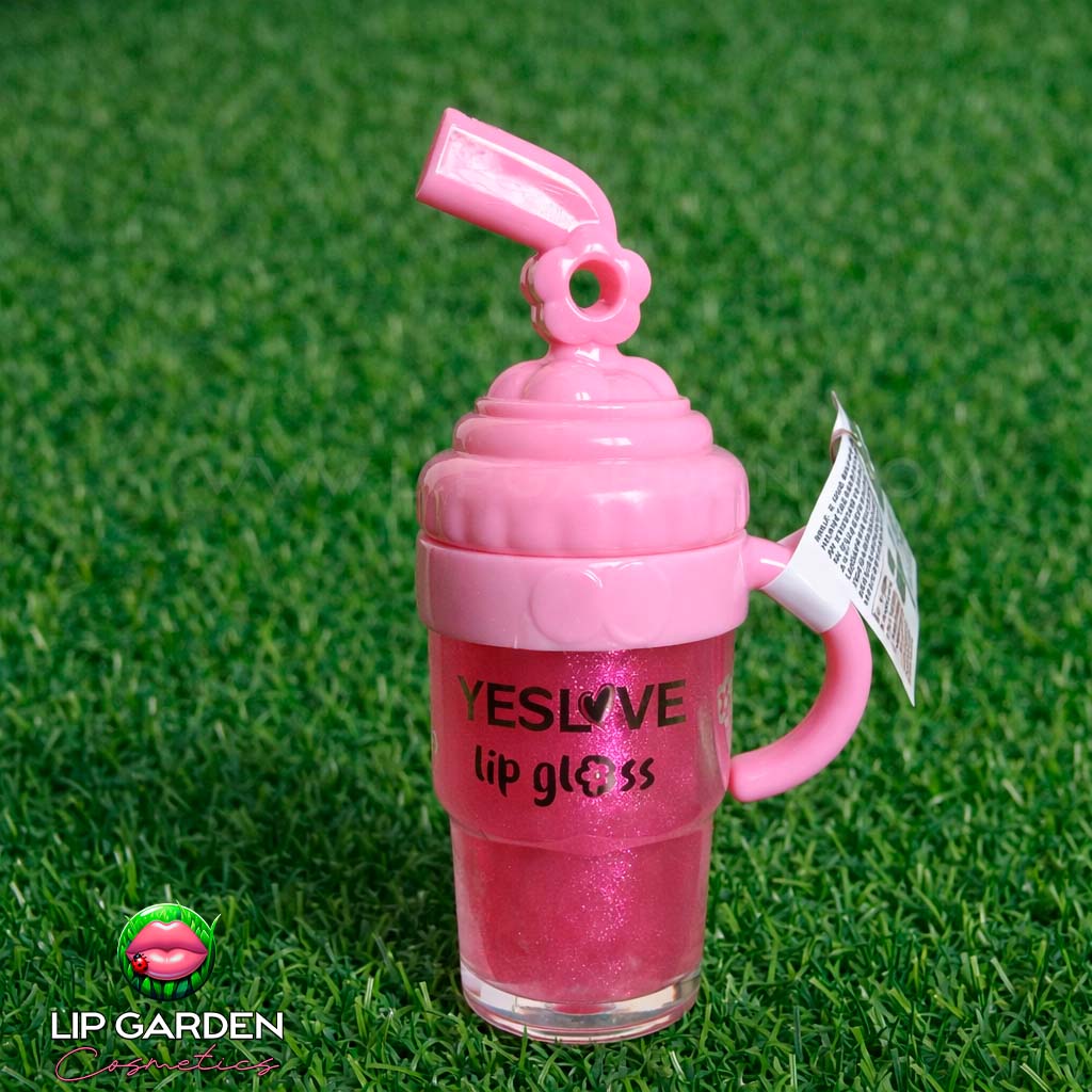 LIP GLOSS GLITTER - SORBETE EN VASO - 6 TONOS Y AROMAS