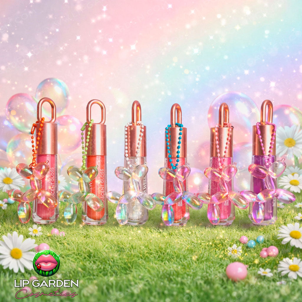 PERRITO GLOBO POP GLOSS IRIDISCENTE CON LLAVERO