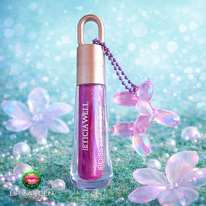 PERRITO GLOBO POP GLOSS IRIDISCENTE CON LLAVERO