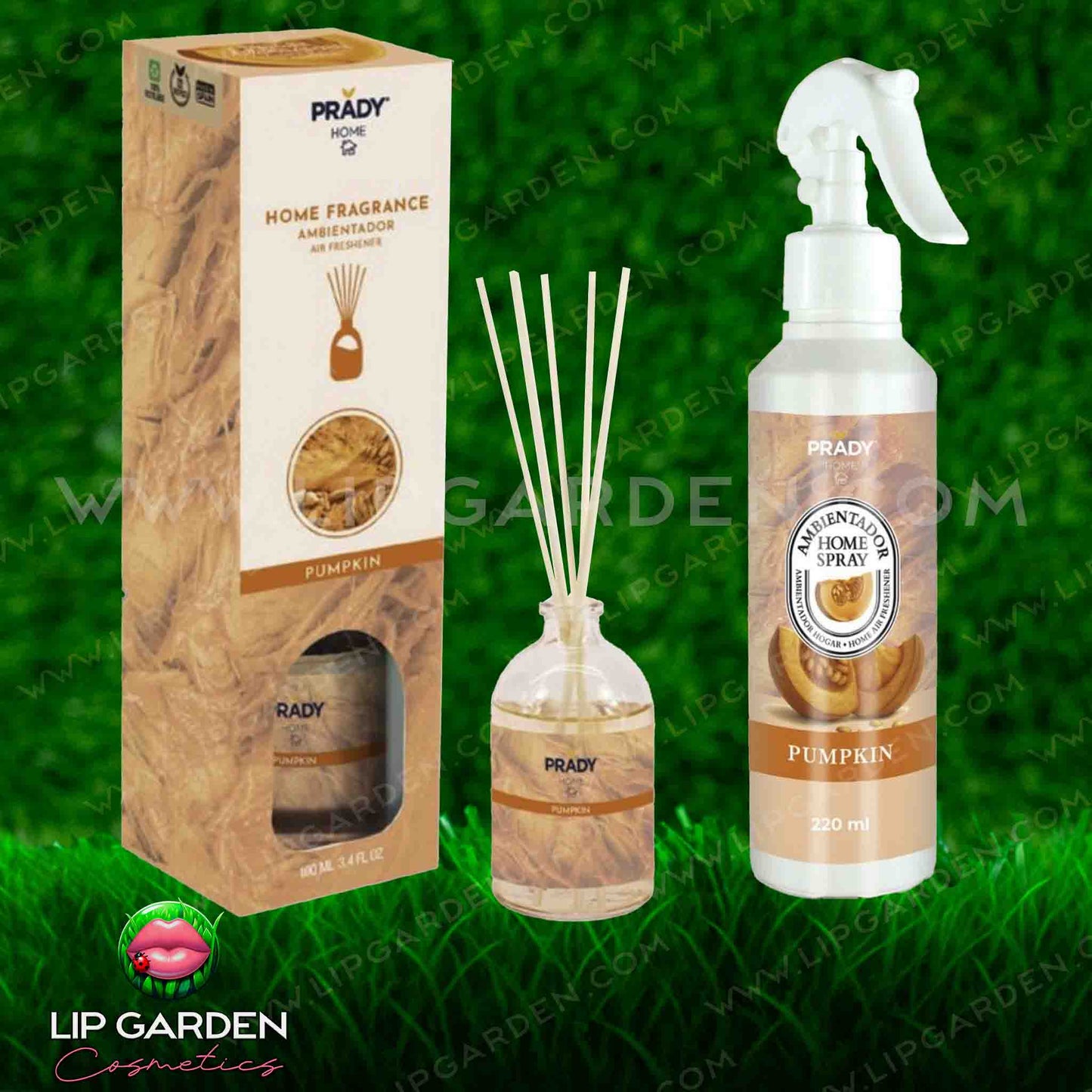 DUO AMBIENTADOR SPRAY Y MIKADO PRADY | AROMAS VARIADOS