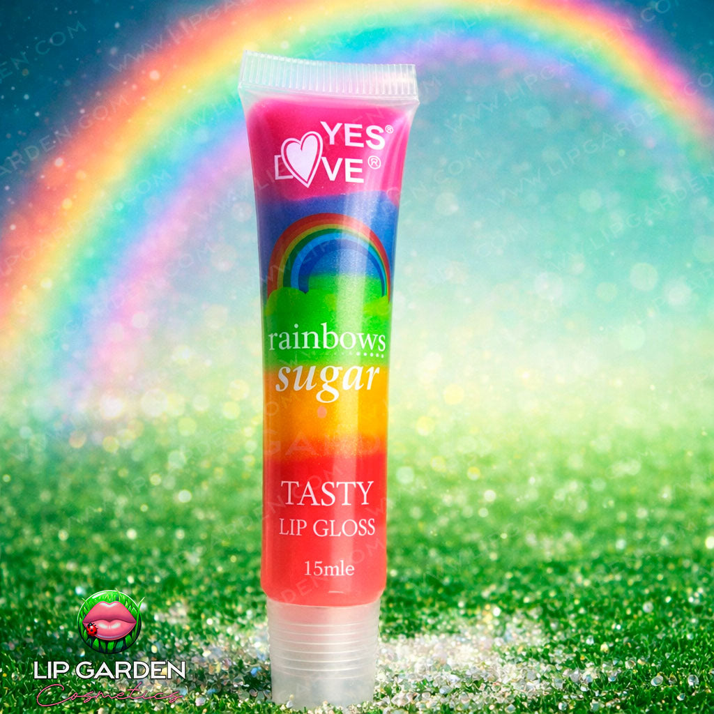 RAINBOW SUGAR GLOSS EN TUBO CON SABOR AZUCARADO