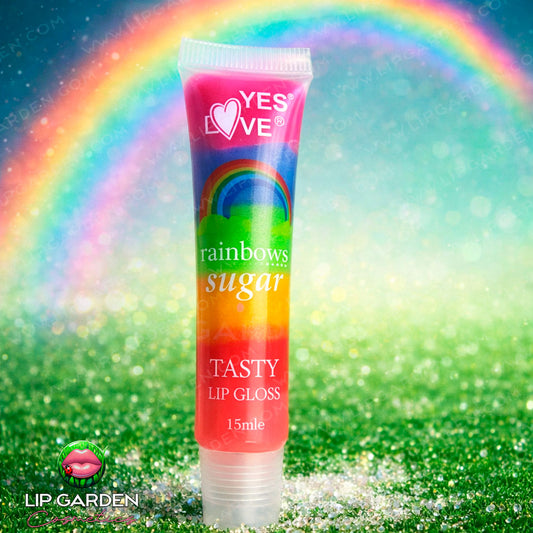 RAINBOW SUGAR GLOSS EN TUBO CON SABOR AZUCARADO