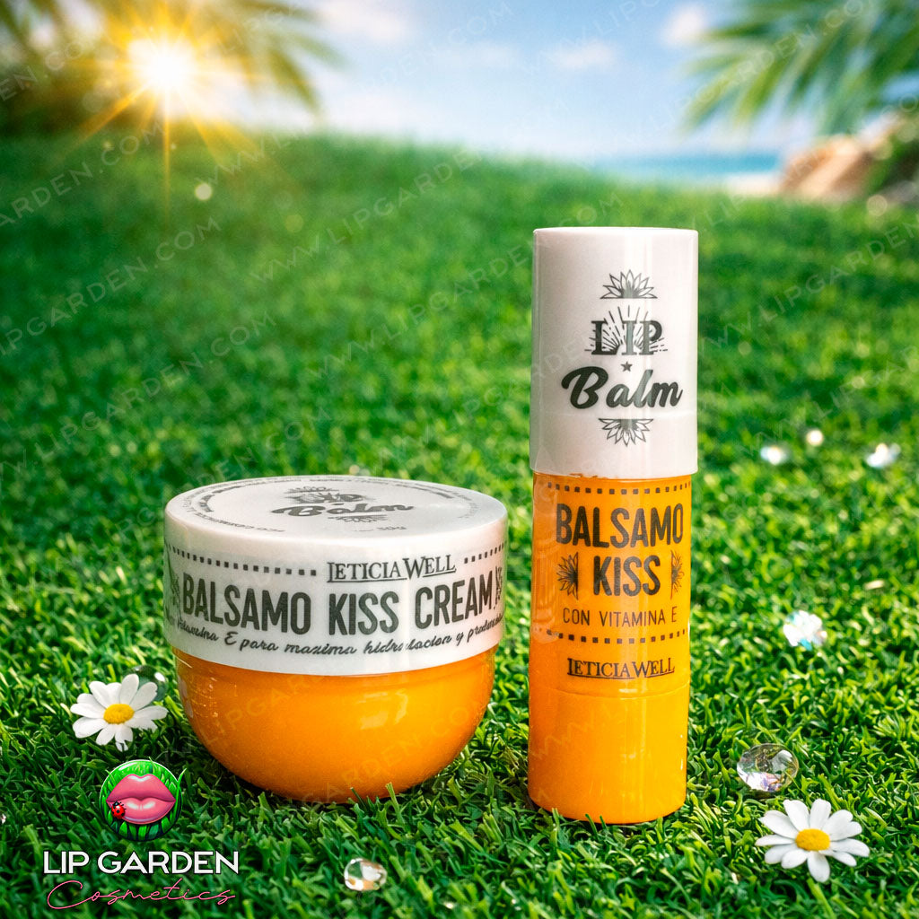 SUNSET KISS & CREAM – DÚO BÁLSAMO + STICK CON VITAMINA E