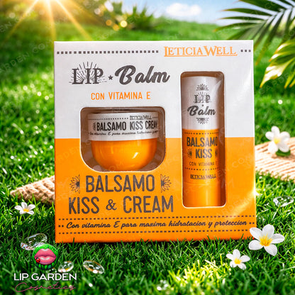 SUNSET KISS & CREAM – DÚO BÁLSAMO + STICK CON VITAMINA E