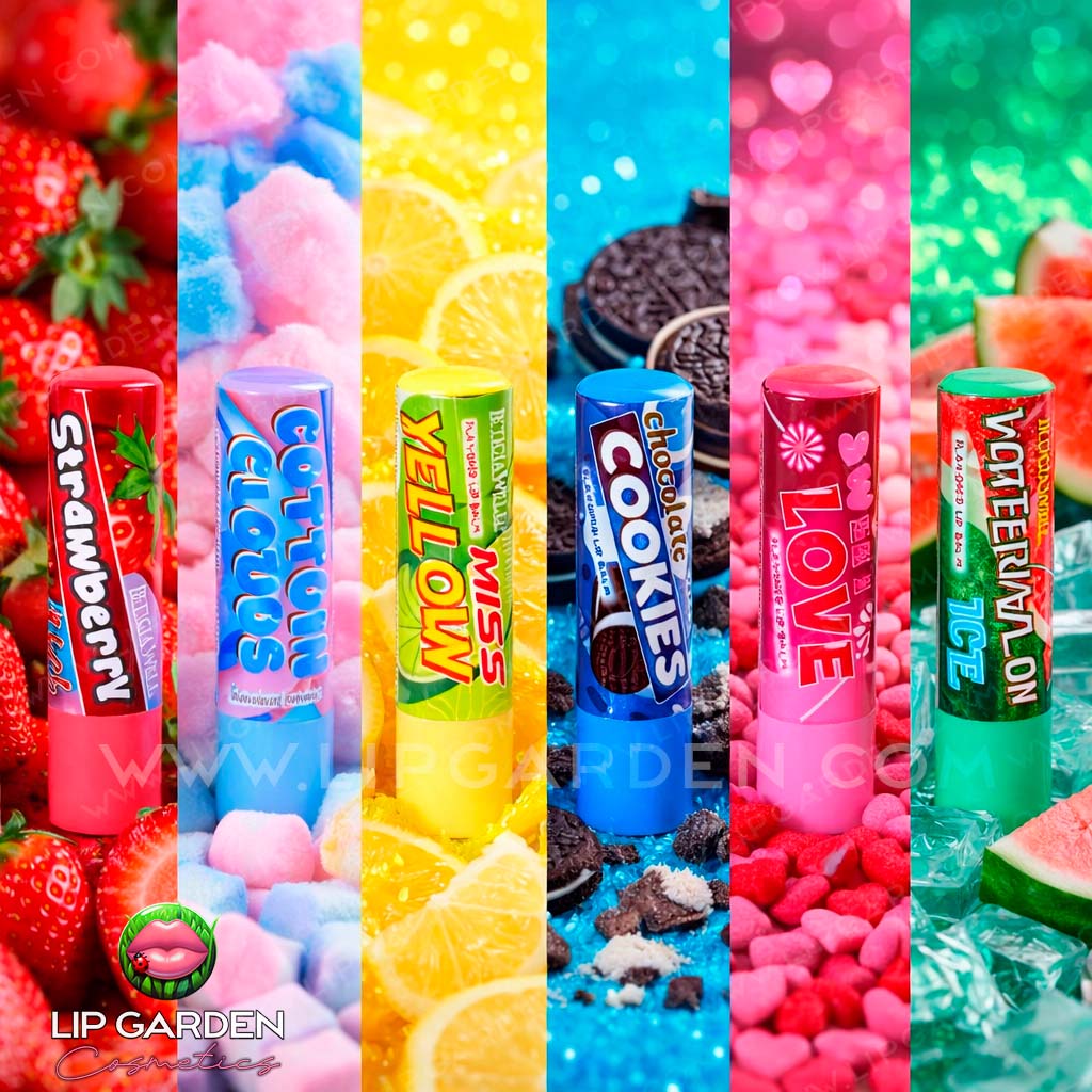 BALSAMO LABIAL CON AROMAS DULCES | 6 AROMAS