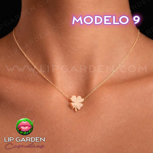 CONJUNTO DE  PENDIENTES Y COLGANTE DE ACERO INOXIDABLE | MODELO 9