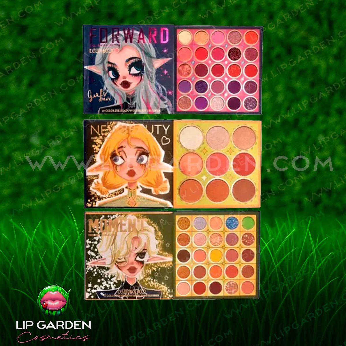 PALETA MAQUILLAJE FORWARD COLOR BOOK - 59 TONOS - SOMBRAS COLORETES E ILUMINADORES