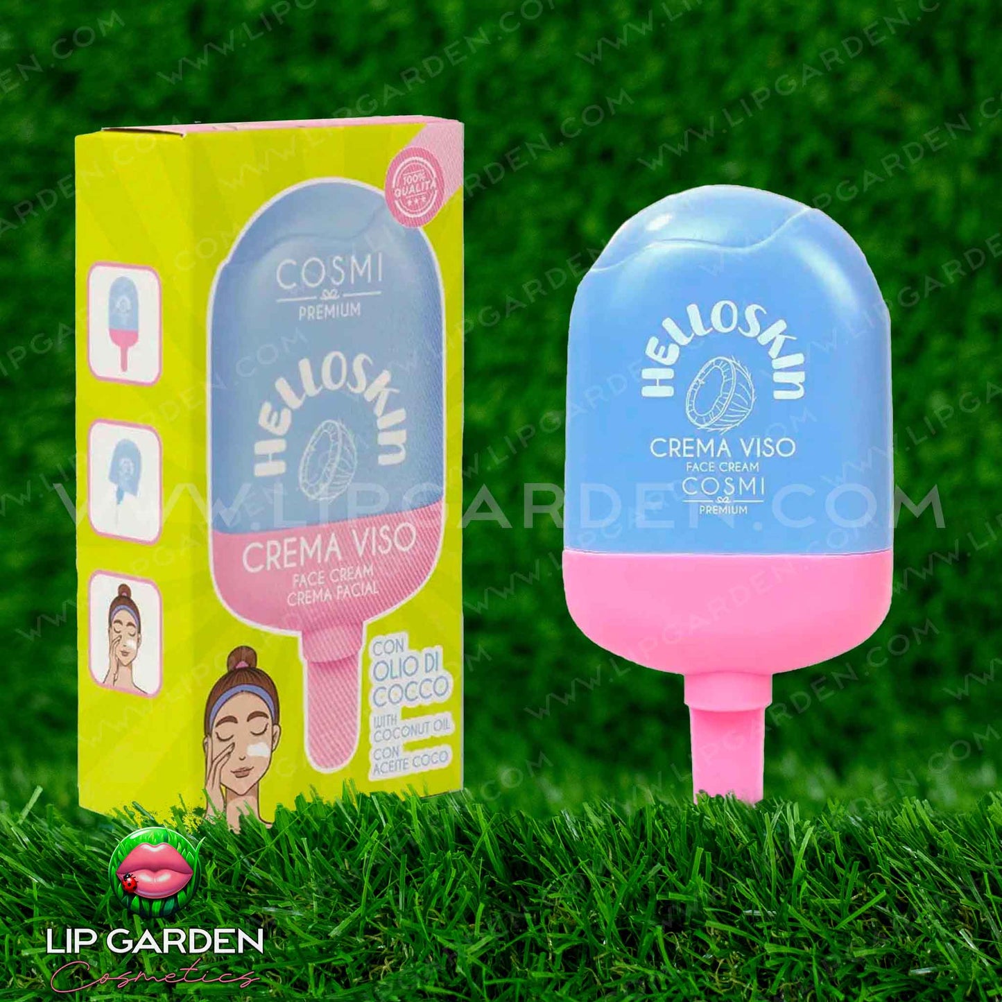 CREMA FACIAL HELLO SKIN COSMI · COCO/ARÁNDANOS